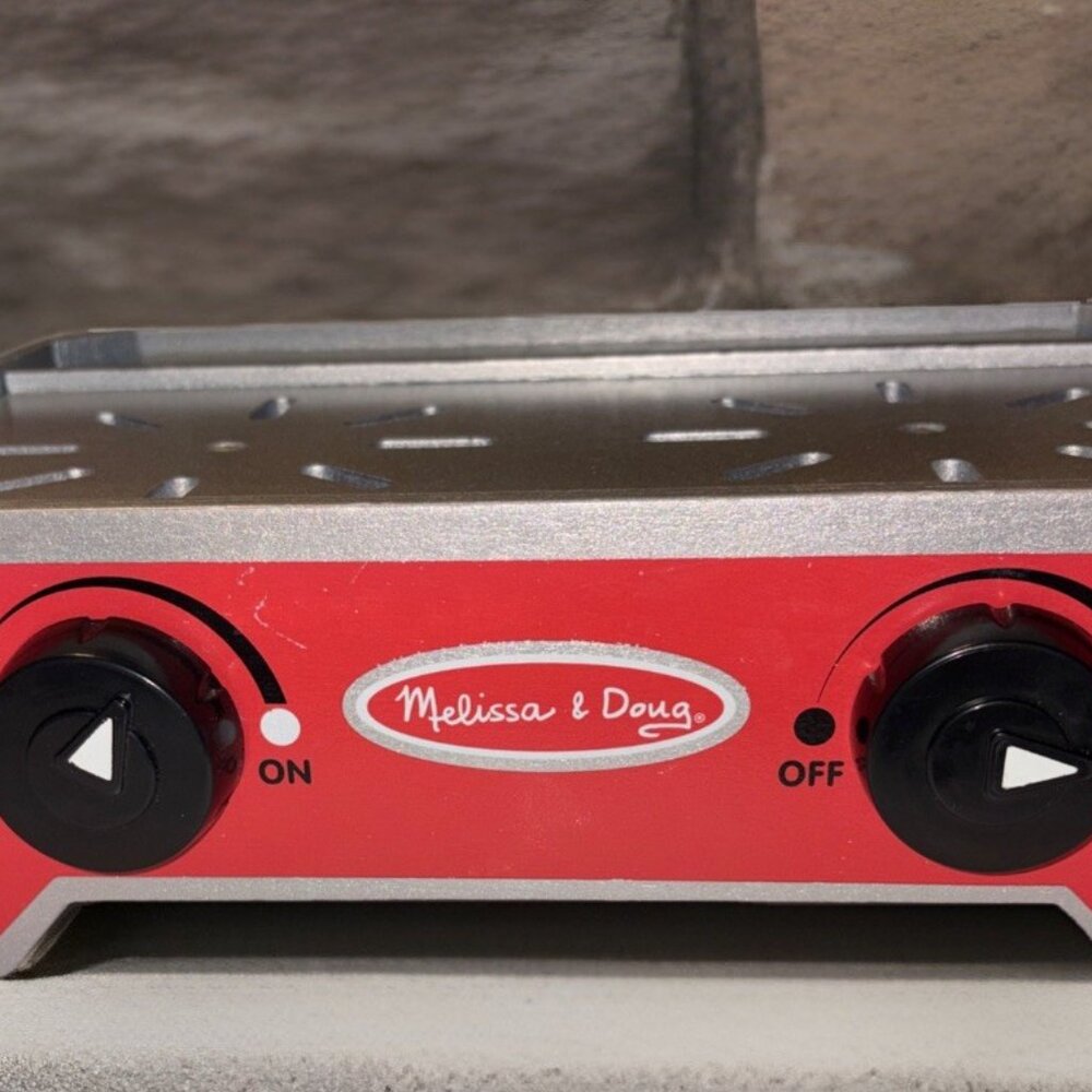 Melissa & Doug BBQ stove top, Burners Turn Changes Colors Replacement Not a Set
